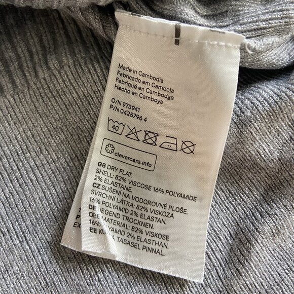 H&M Ribbed Zip Up Cardigan ASO Clary Fray - Picture 7 of 9